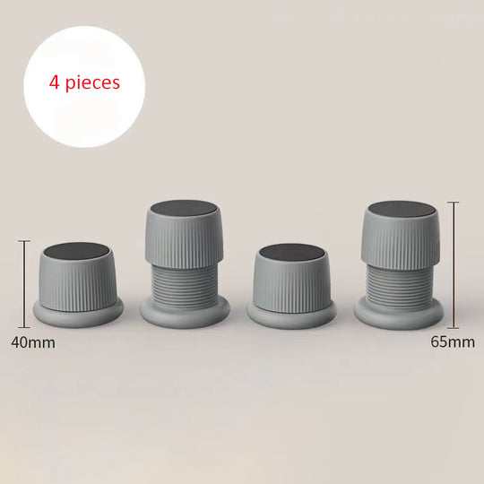 Chair Risers, height extenders, grey, gray, black, white