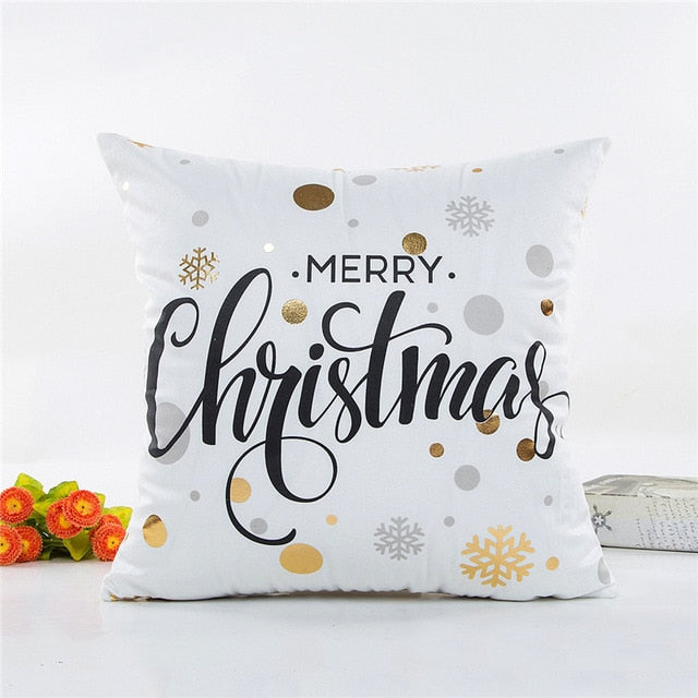 Cushion Cover Gold Linen Cotton Soft Cute Throw Pillow Cover Decorative Sofa Pillow Case Pillowcase