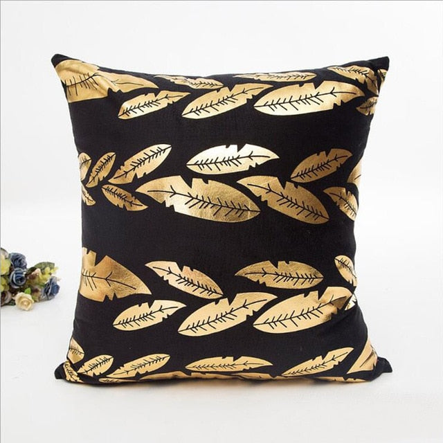 Cushion Cover Gold Linen Cotton Soft Cute Throw Pillow Cover Decorative Sofa Pillow Case Pillowcase