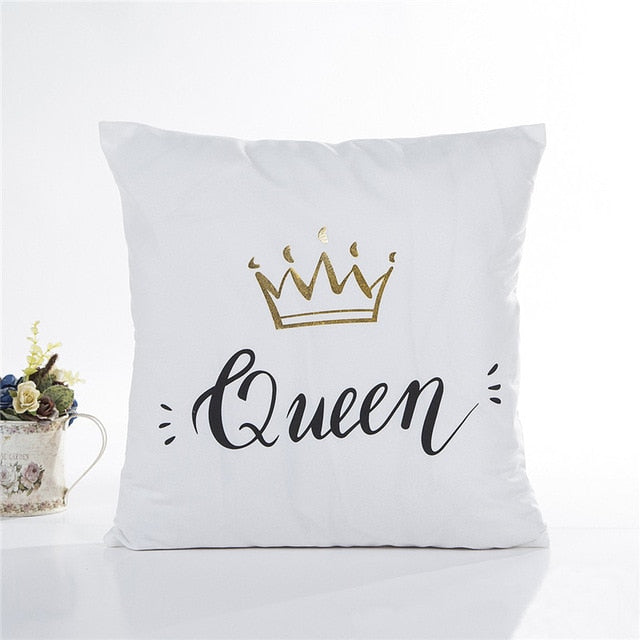 Cushion Cover Gold Linen Cotton Soft Cute Throw Pillow Cover Decorative Sofa Pillow Case Pillowcase