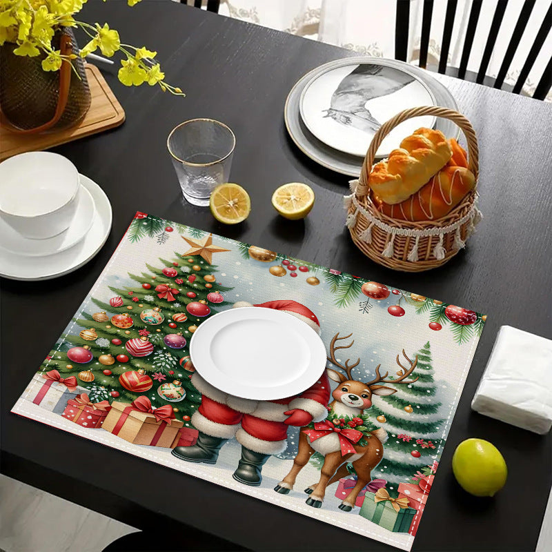 Christmas Place mat, Santa