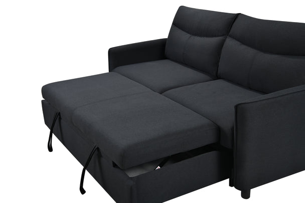 Black 3 in 1  (FUTON) SOFA BED