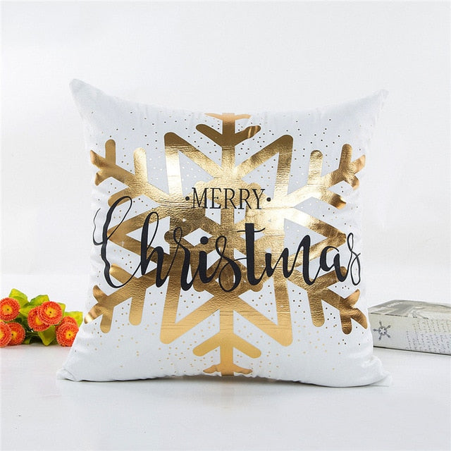 Cushion Cover Gold Linen Cotton Soft Cute Throw Pillow Cover Decorative Sofa Pillow Case Pillowcase