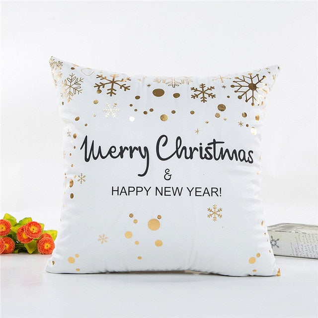 Cushion Cover Gold Linen Cotton Soft Cute Throw Pillow Cover Decorative Sofa Pillow Case Pillowcase